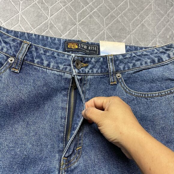 Vintage Route 66 *Sold at K-Mart * Y2K Women's LowRise Bootcut Jeans Sz 12 Short - Picture 6 of 13